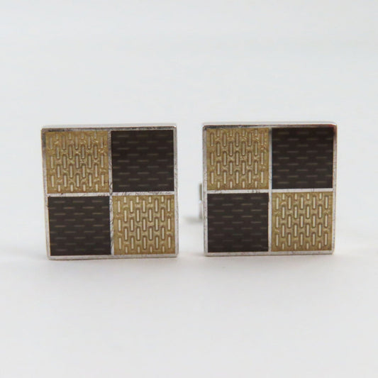Louis Vuitton Damier Cufflinks AG925 Silver