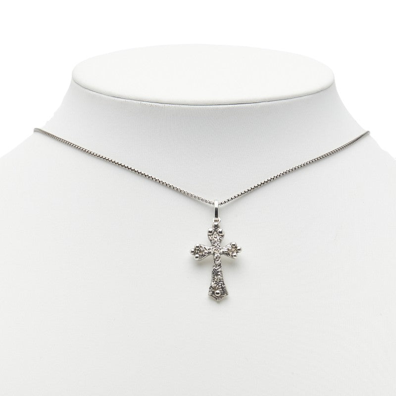 Saint Laurent Cross Metal Necklace