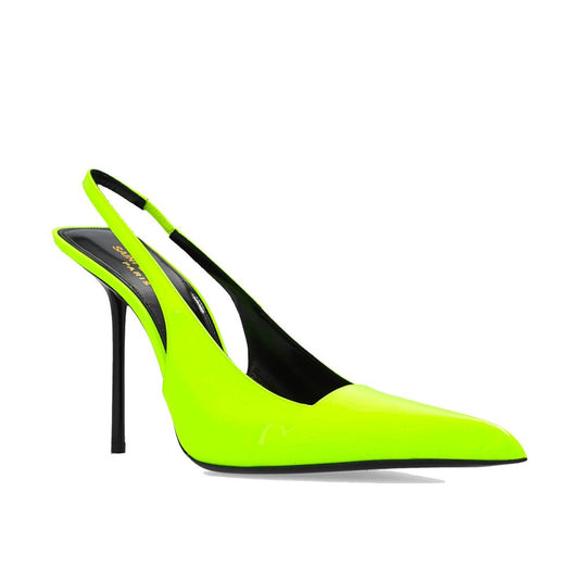 Saint Laurent Bicolor Calfskin Platform Women's Pumps