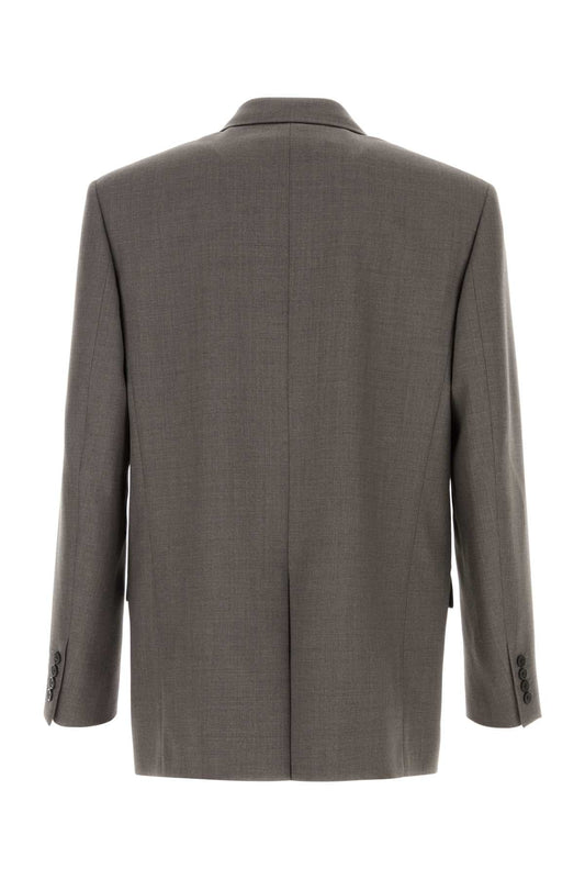 SAINT LAURENT Wool Blazer for Men - Modern Fit - Spring/Summer 25
