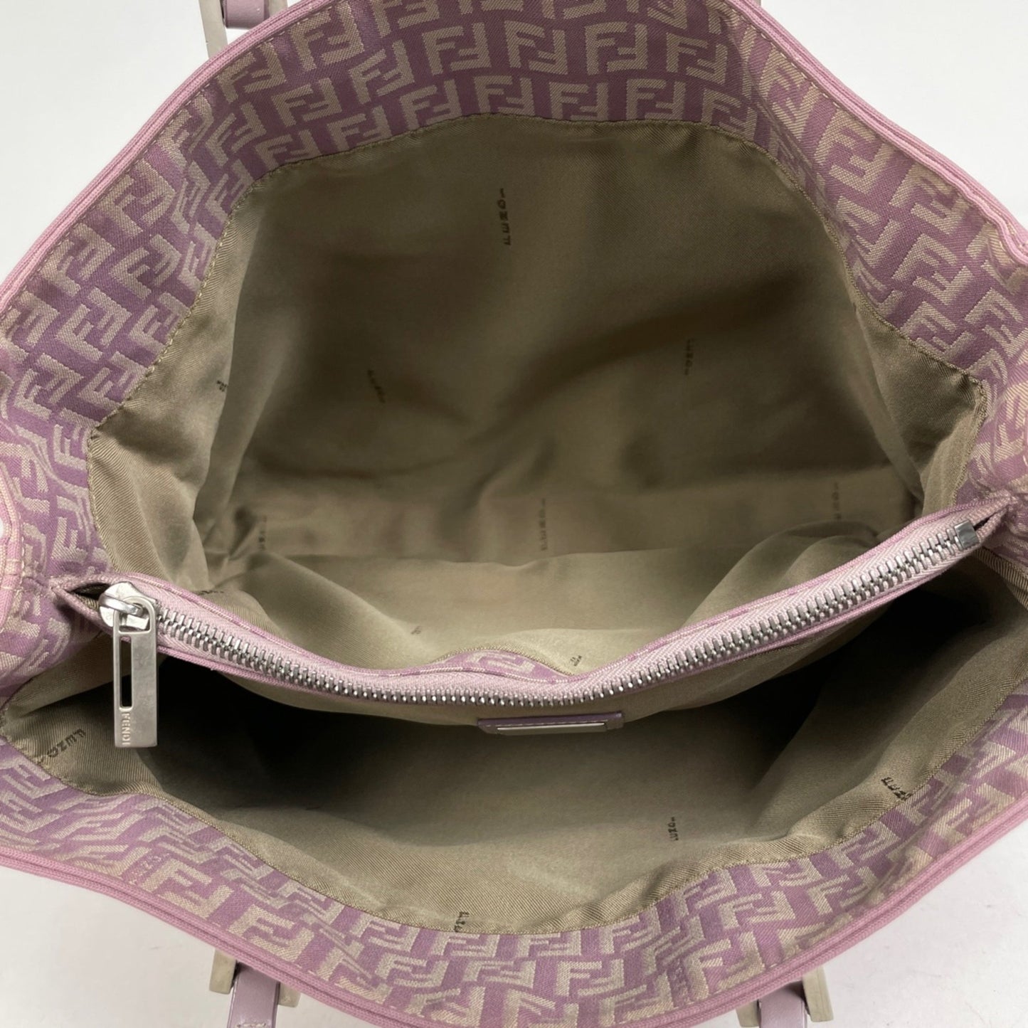 Fendi Zucchino Purple Zucchino Handbag Tote Bag ()