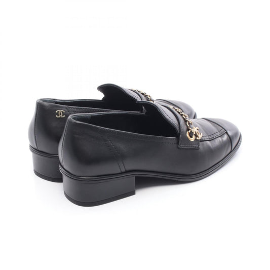 Chanel Coco Mark Leather Loafers