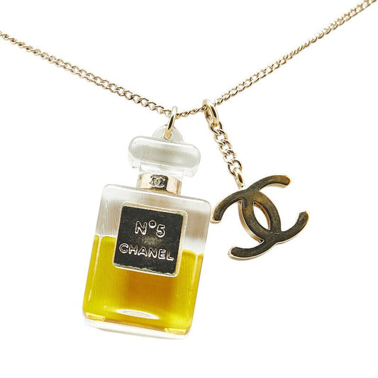 Chanel Coco Mark No.5 Perfume Bottle Necklace