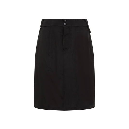 SAINT LAURENT Men's Cupro Midi Skirt