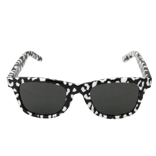 Saint Laurent Unisex White / Black Cheetah Print Sunglasses