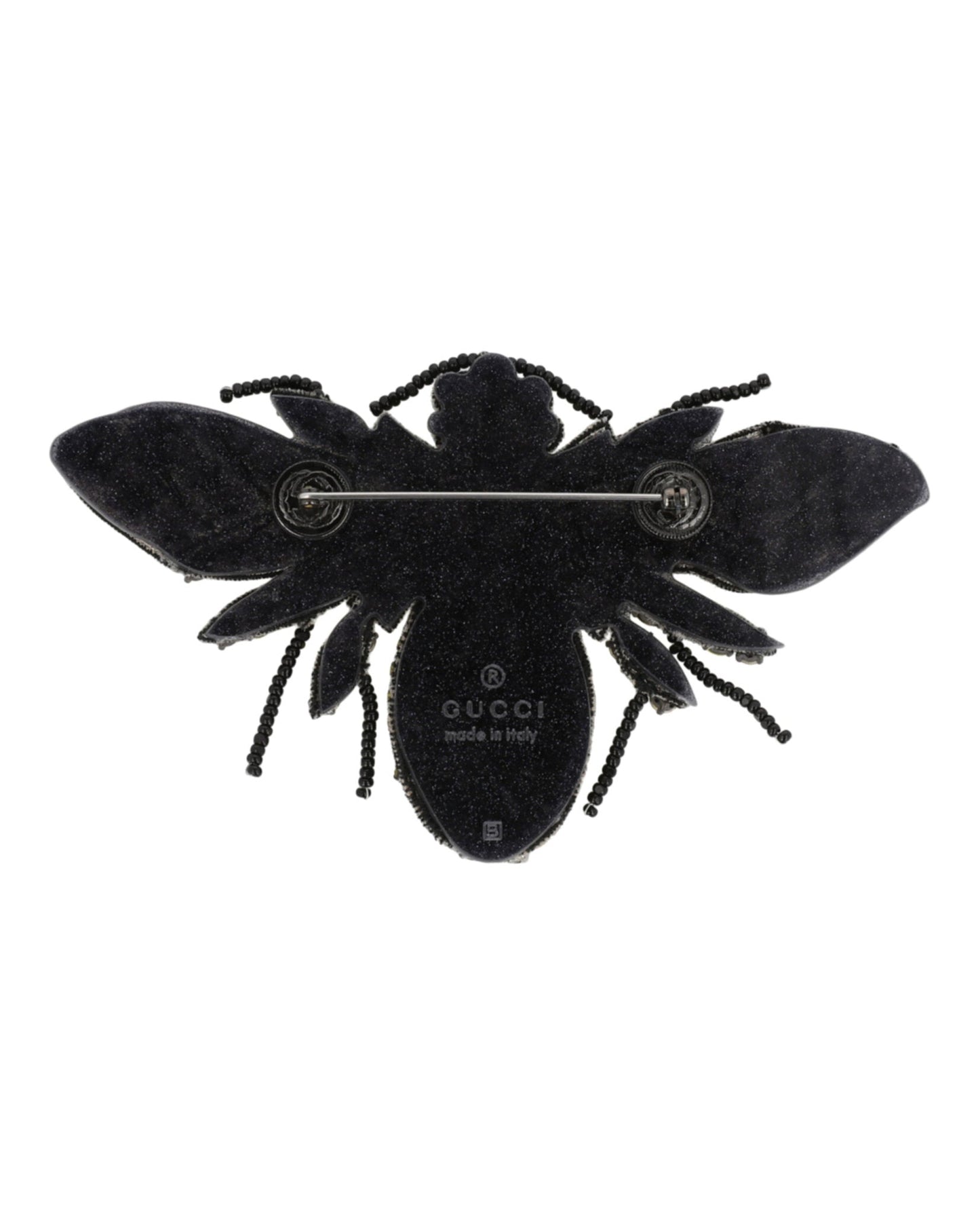 Gucci Womens Crystal-Embellished Bee Brooch