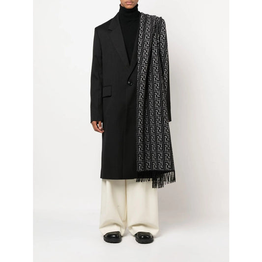 Fendi Black Scarves Men
