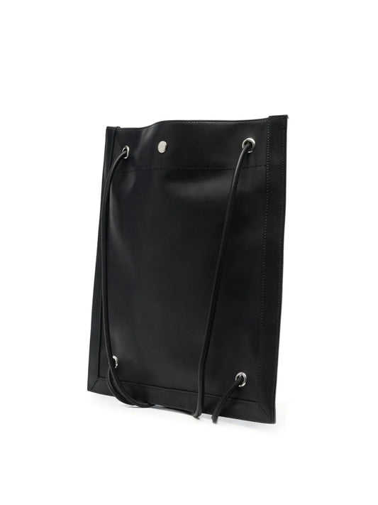 SAINT LAURENT Mini Logo Flat Crossbody Handbag - 30x28x1 cm