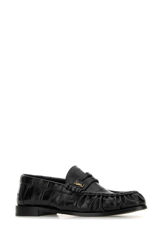 SAINT LAURENT Elegant Leather Loafers for Women - Fall/Winter 2025