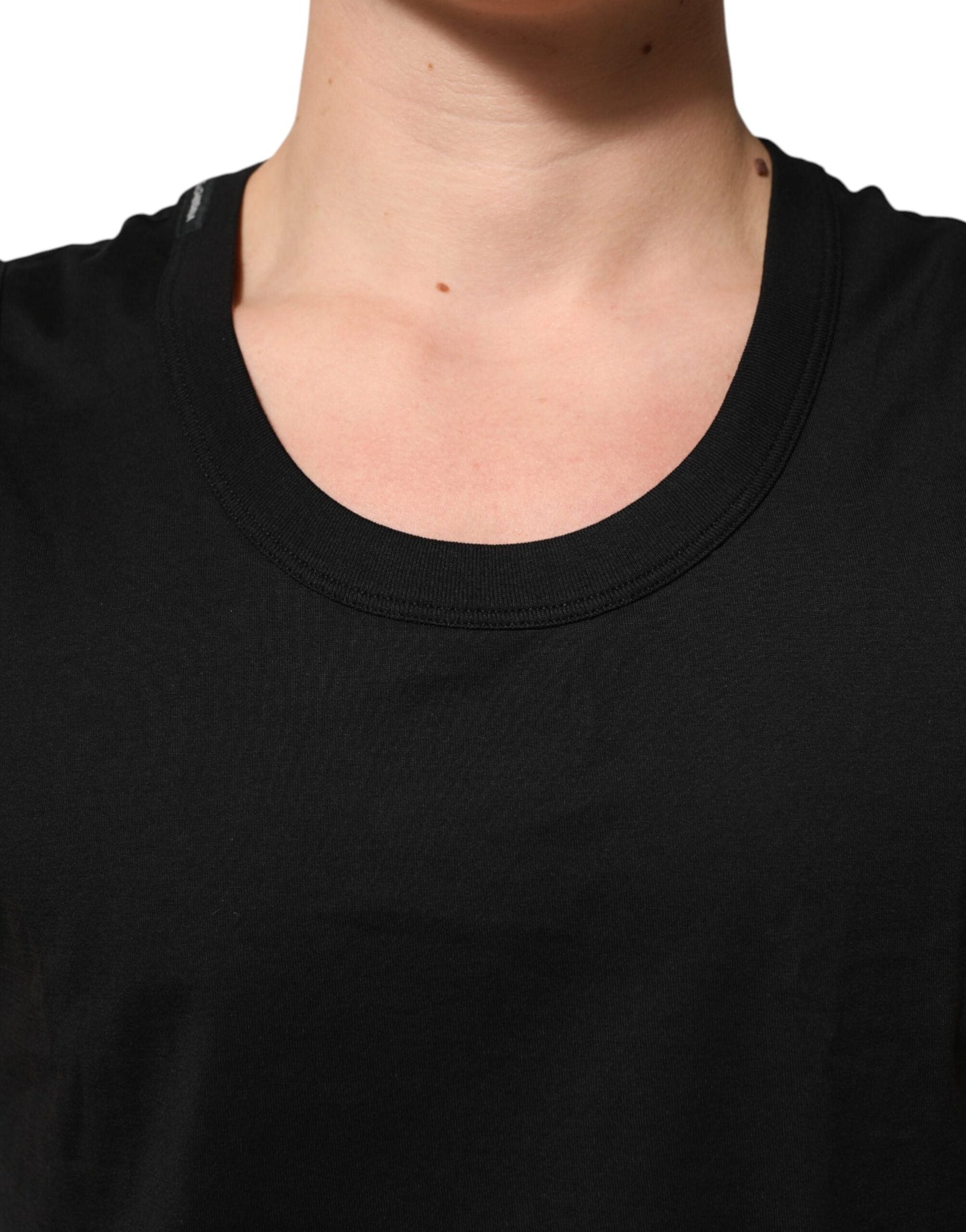 Dolce & Gabbana Black Cotton Sleeveless Underwear Men Tank Men's Top ()