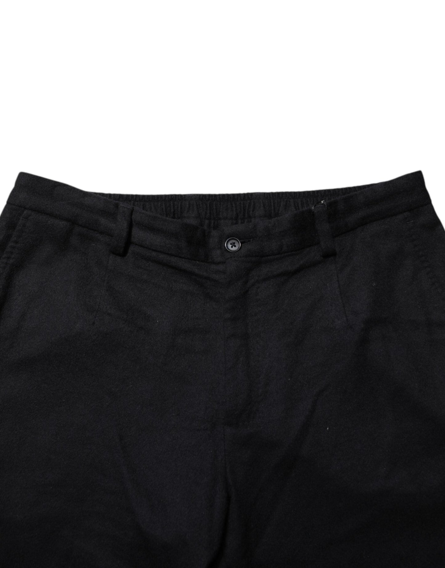 Dolce & Gabbana Black Cashmere Dress Formal Men Trouser Men's Pants ()