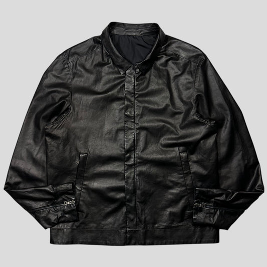 Prada Sport 2007 Glove Leather + Nylon Reversible Work Jacket - IT54 (L)