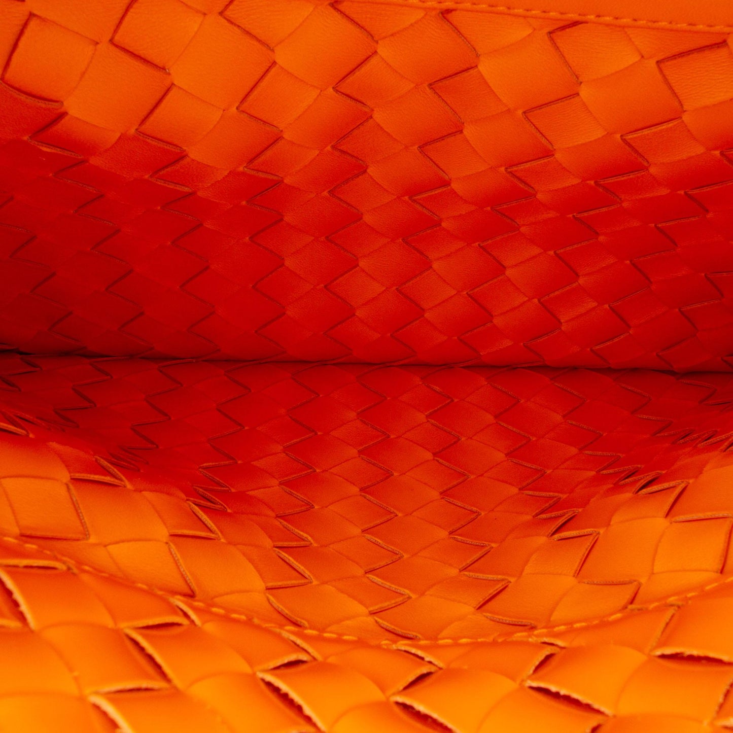 Bottega Veneta Brushed Calfskin Intrecciato Cradle Fold Over Shoulder Bag