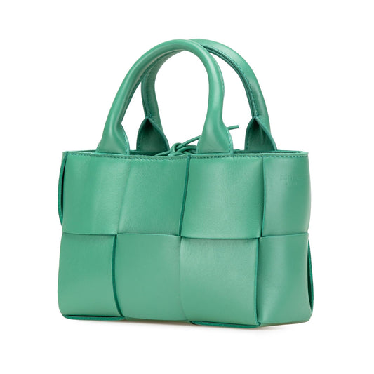 Bottega Veneta Candy Lambskin Intreccio Arco Tote