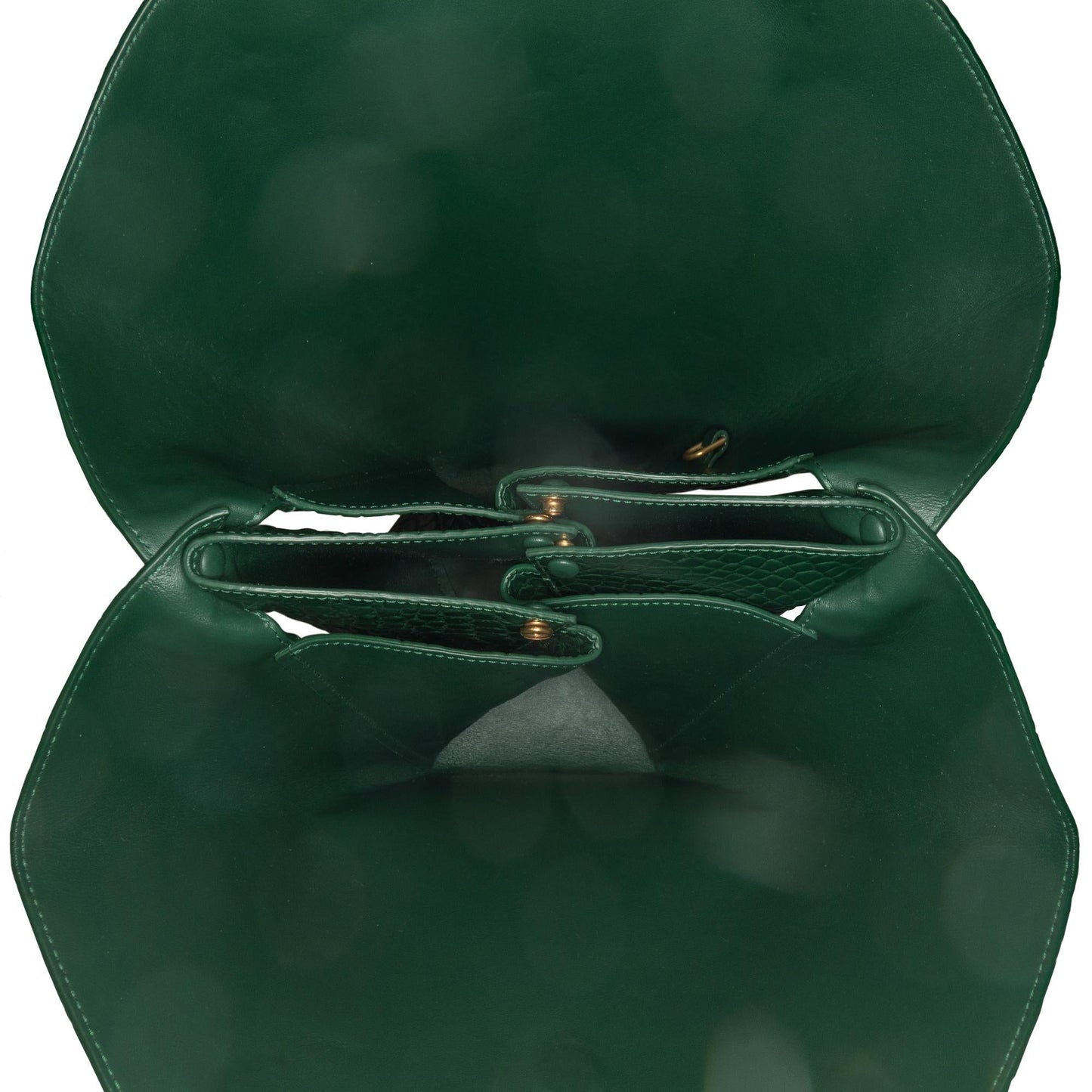 Bottega Veneta Crocodile Embossed Doll Top Handle Bag