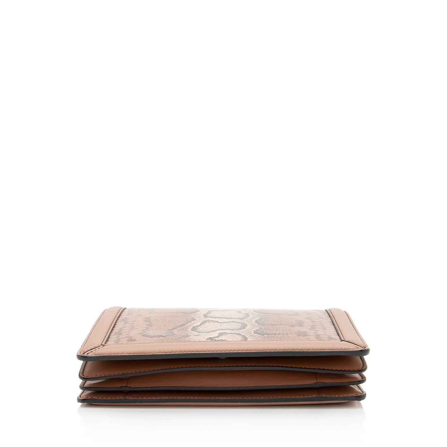 Bottega Veneta Embossed Snakeskin Leather Montebello Shoulder Bag