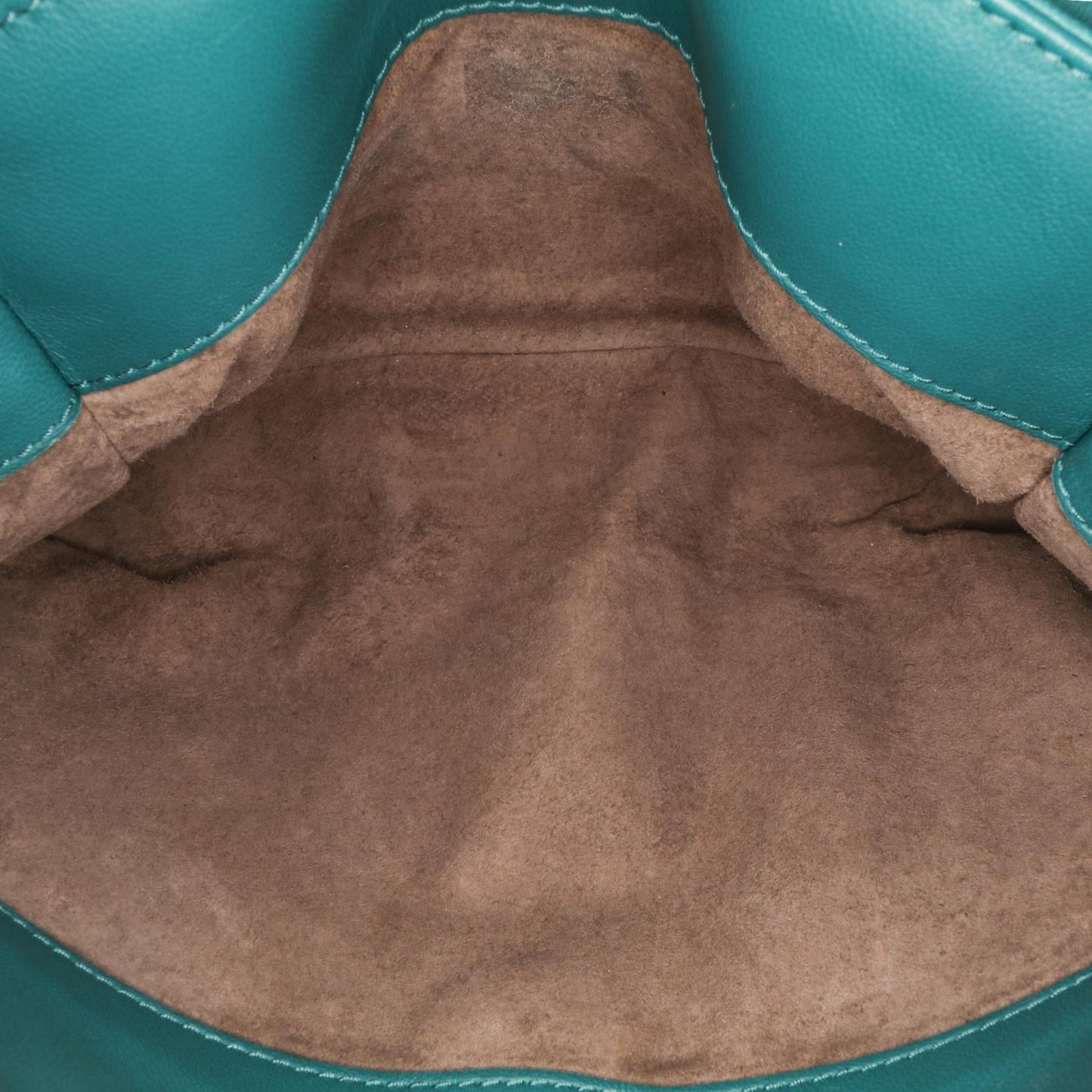 Bottega Veneta Small Nappa Intrecciato Olimpia Shoulder Bag