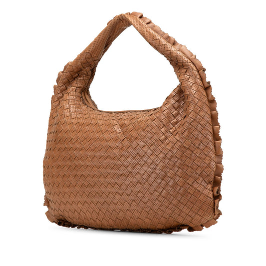 Bottega Veneta Small Perforated Nappa Intrecciato Veneta Hobo