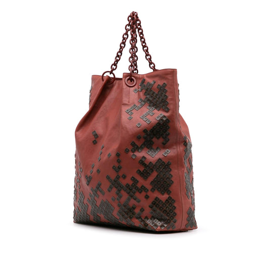 Bottega Veneta Vitello Mosaico Laque Tote