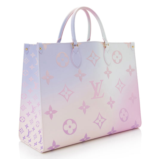 Louis Vuitton Giant Monogram Spring In The City Onthego GM Tote (SHF-22332)