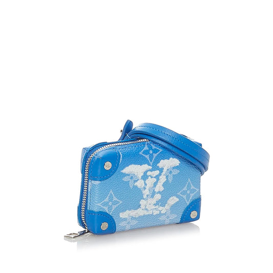 Louis Vuitton Monogram Clouds Soft Trunk Necklace Wallet (SHG-33618)