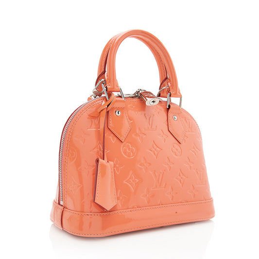 Louis Vuitton Monogram Vernis Alma BB Satchel (SHF-21154)