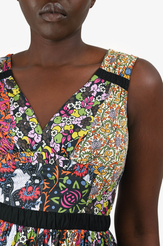 Prada X Holiday & Brown 2003 Floral Sundress Size 42