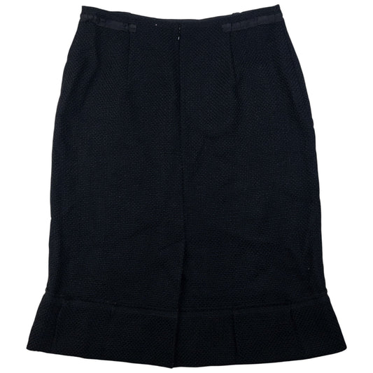 Vintage Prada Pleated Wool Skirt Womens Size W30