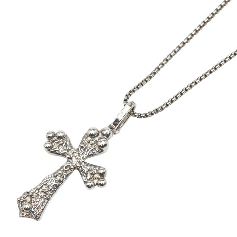 Saint Laurent Cross Metal Necklace
