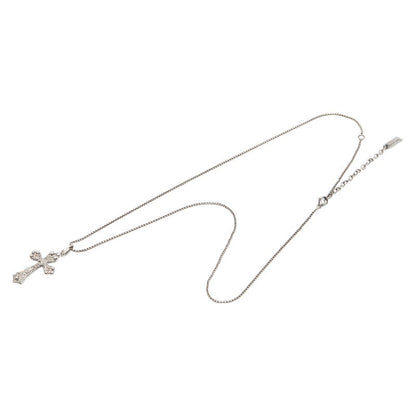 Saint Laurent Cross Metal Necklace