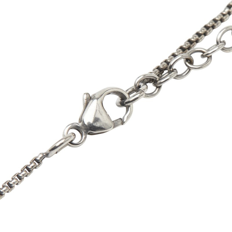 Saint Laurent Cross Metal Necklace