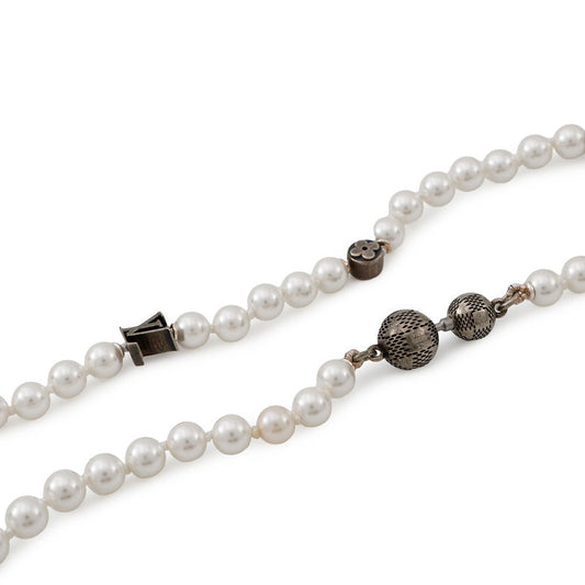 LOUIS VUITTON ★Monogram Slim Pearl NecklaceM02235 Faux Pearl