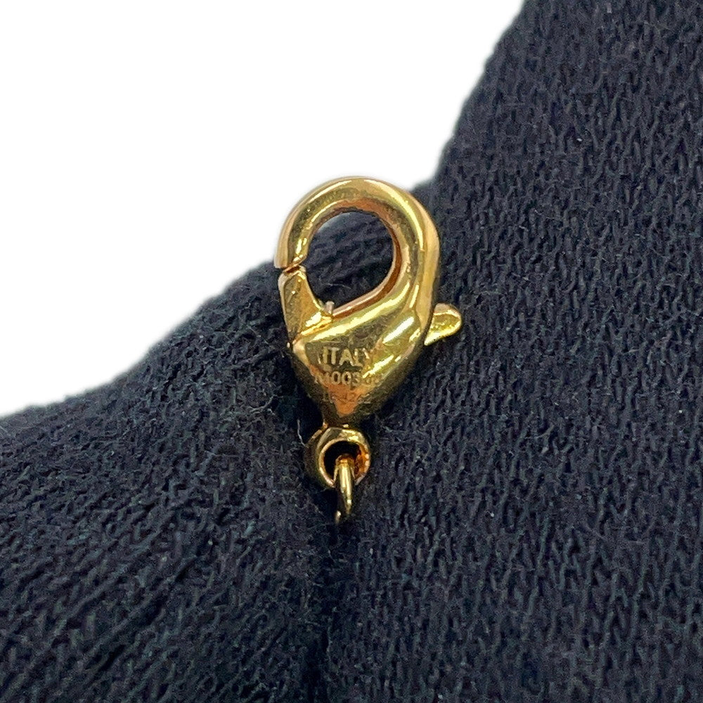 LOUIS VUITTON Necklace・Petit Louis GoldM00368 Metal Rhinestone