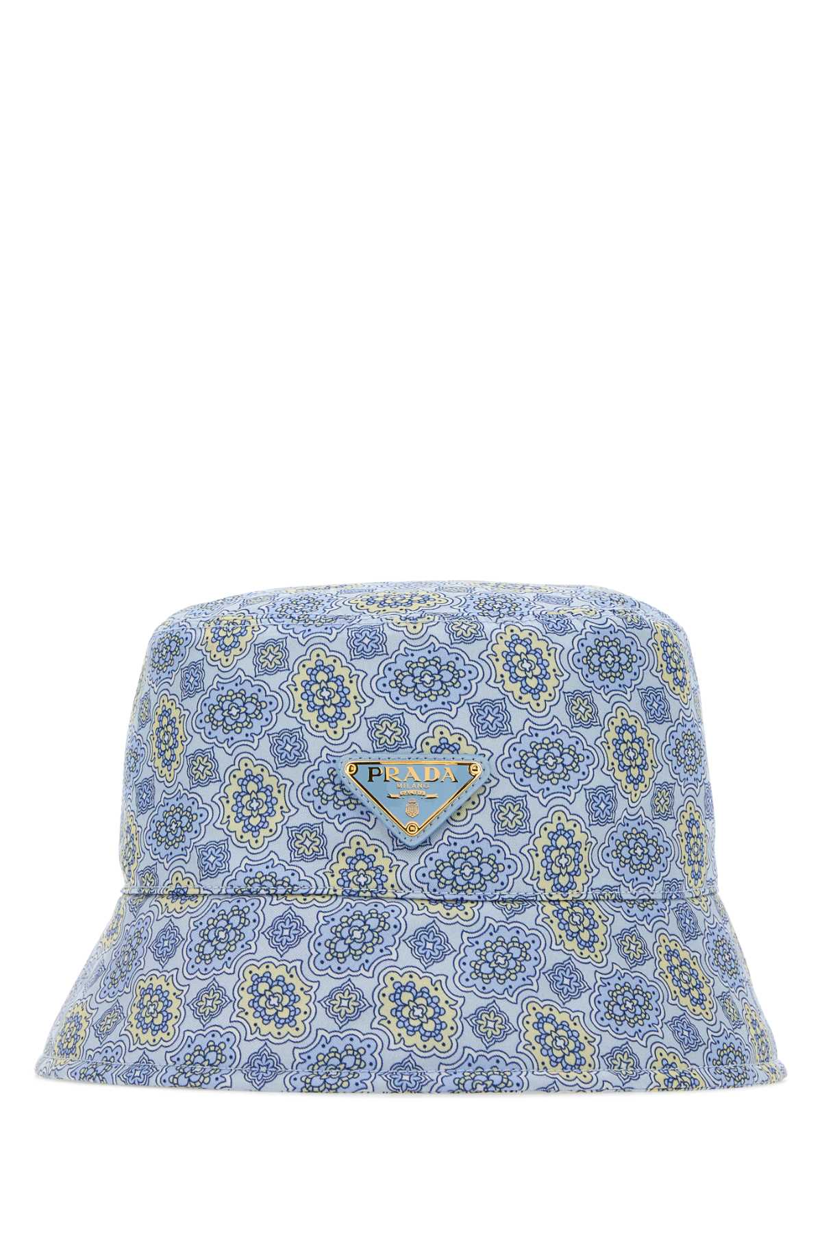 Prada Women Printed Re-Nylon Bucket Hat