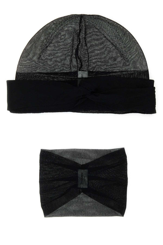 SAINT LAURENT Elegant Viscose Hat, Headband, and Choker Set for Women - Perfect Accessories