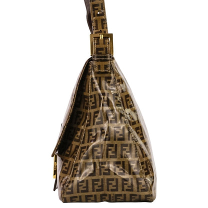 Fendi Zucchino Brown Pvc Handbag ()