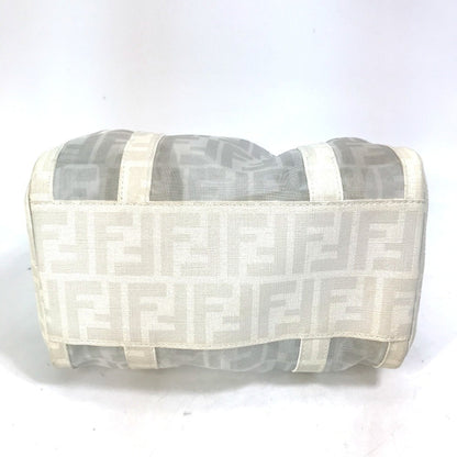 Fendi Zucca White Zucca Boston Bag Handbag ()