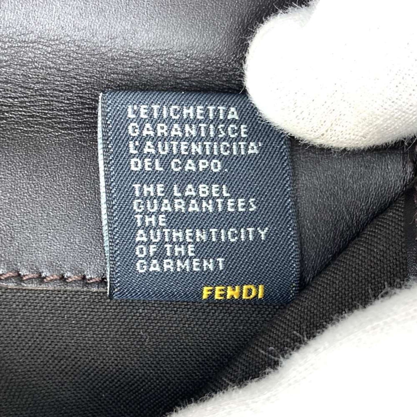 Fendi Zucchino Brown Canvas Long Wallet (Bi-Fold) ()