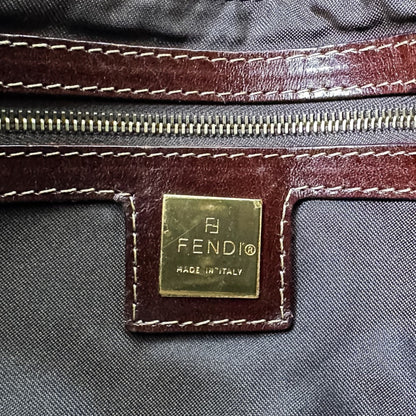 Fendi Zucchino Brown Pvc Handbag ()