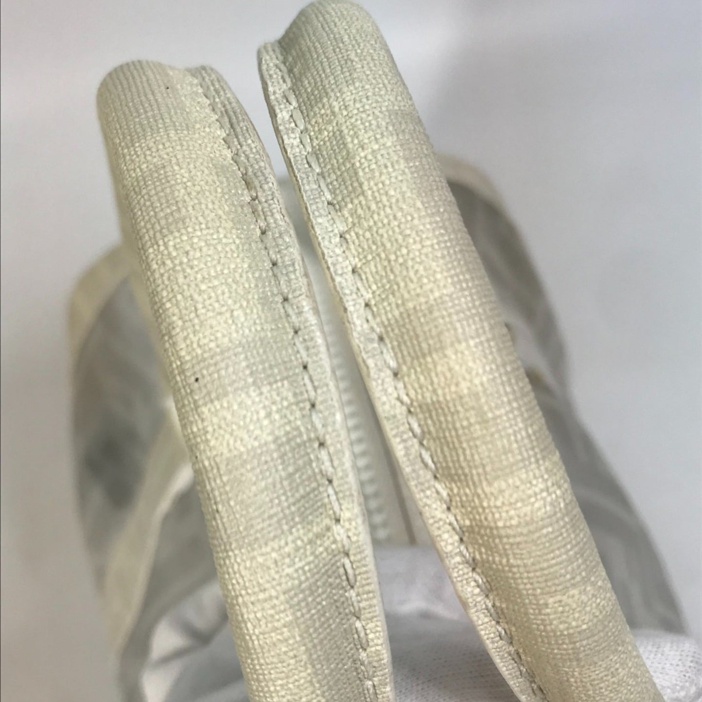 Fendi Zucca White Zucca Boston Bag Handbag ()