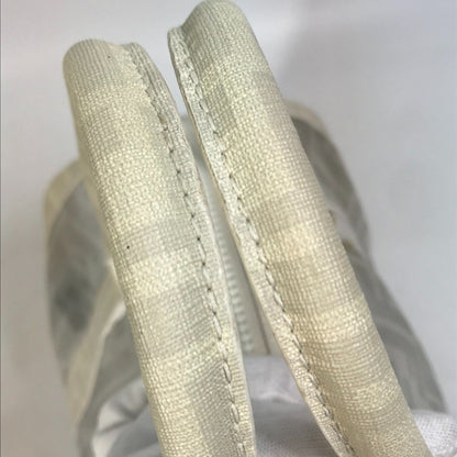 Fendi Zucca White Zucca Boston Bag Handbag ()