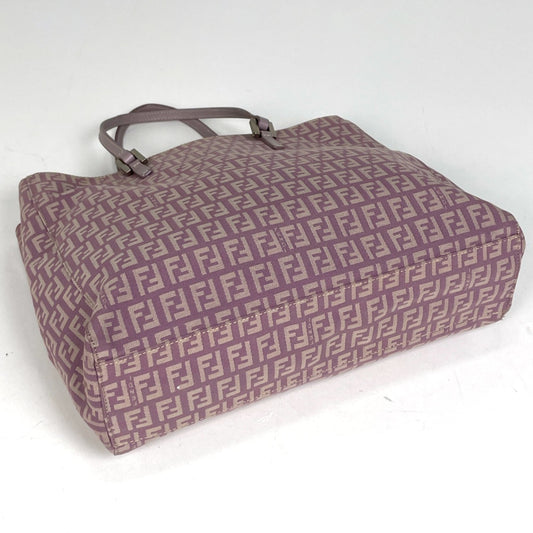 Fendi Zucchino Purple Zucchino Handbag Tote Bag ()