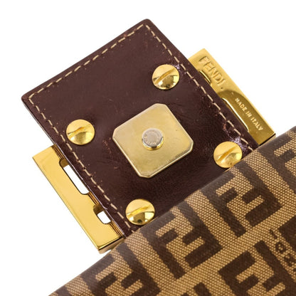 Fendi Zucchino Brown Pvc Handbag ()