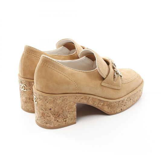 Chanel Coco Mark Suede Loafers