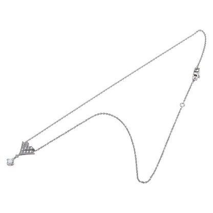 Louis Vuitton Pendentif Acte V K18WG Diamond Necklace