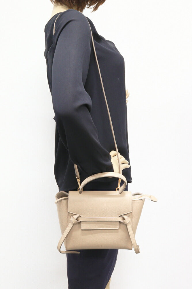 Celine Grained Calfskin Belt Bag 2way Bag 189003ZVA.18LT