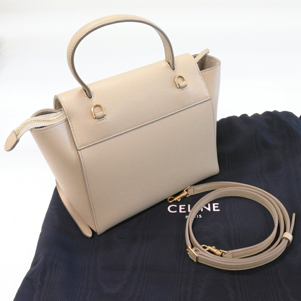 Celine Grained Calfskin Belt Bag 2way Bag 189003ZVA.18LT