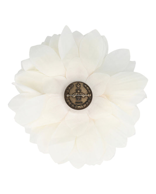 Gucci Womens Flower Silk Brooch