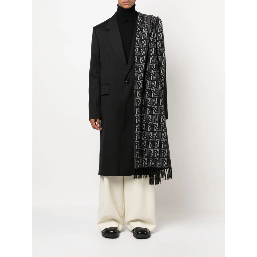 Fendi Black Scarves Men