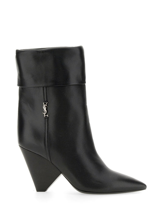 SAINT LAURENT Niki Mini Boots with 8.5 cm Heel